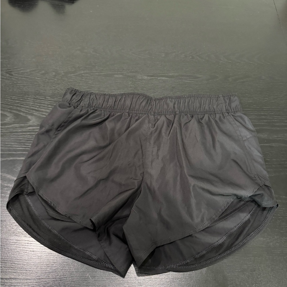 Athletic Works Black Athletic Shorts Lightweight Moisture-Wicking